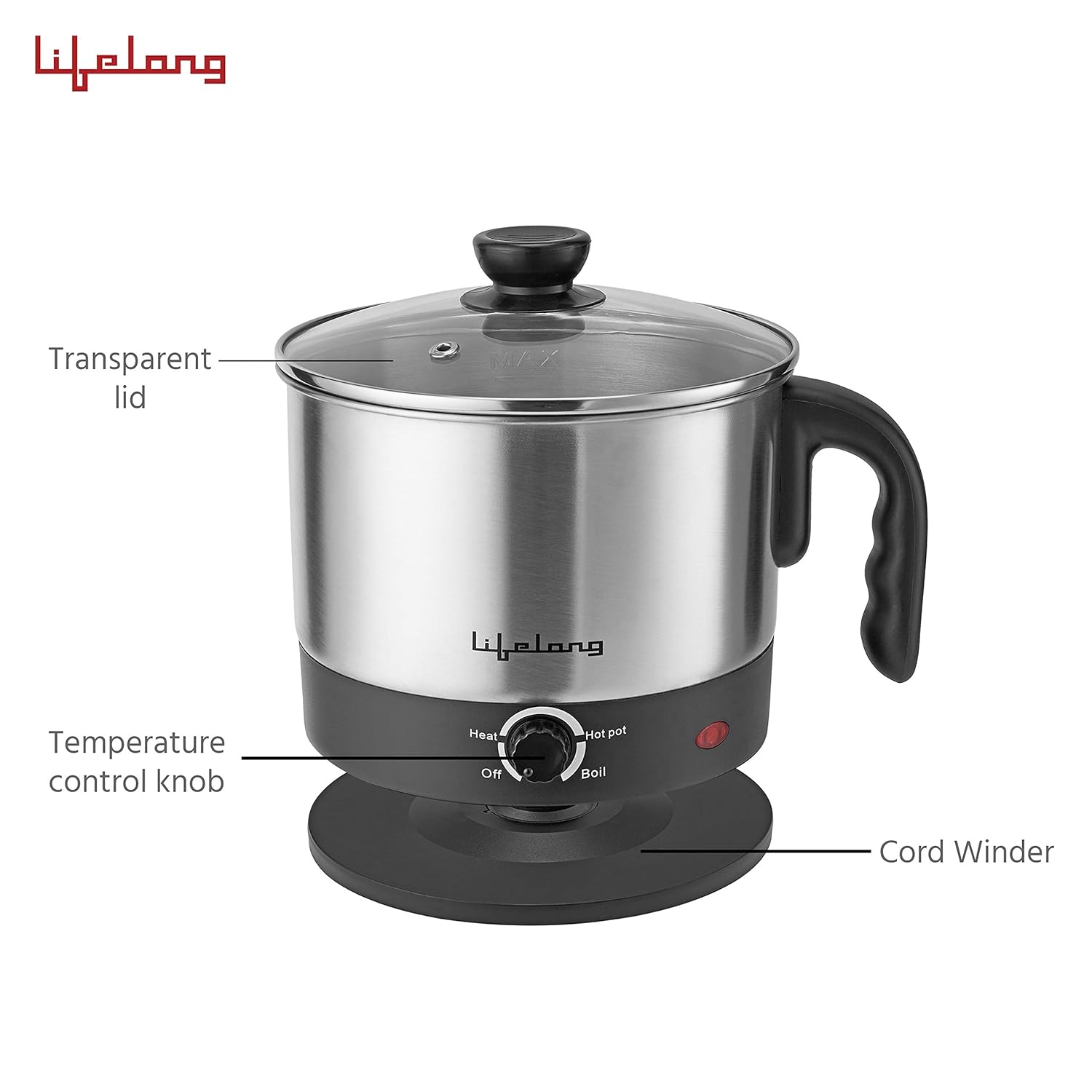 Lifelong Multifunction Cooker/Kettle 1.5 litres LLMC01